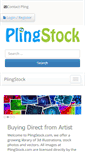 Mobile Screenshot of plingstock.com