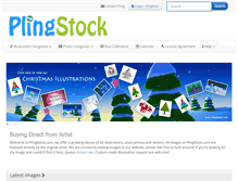 Tablet Screenshot of plingstock.com